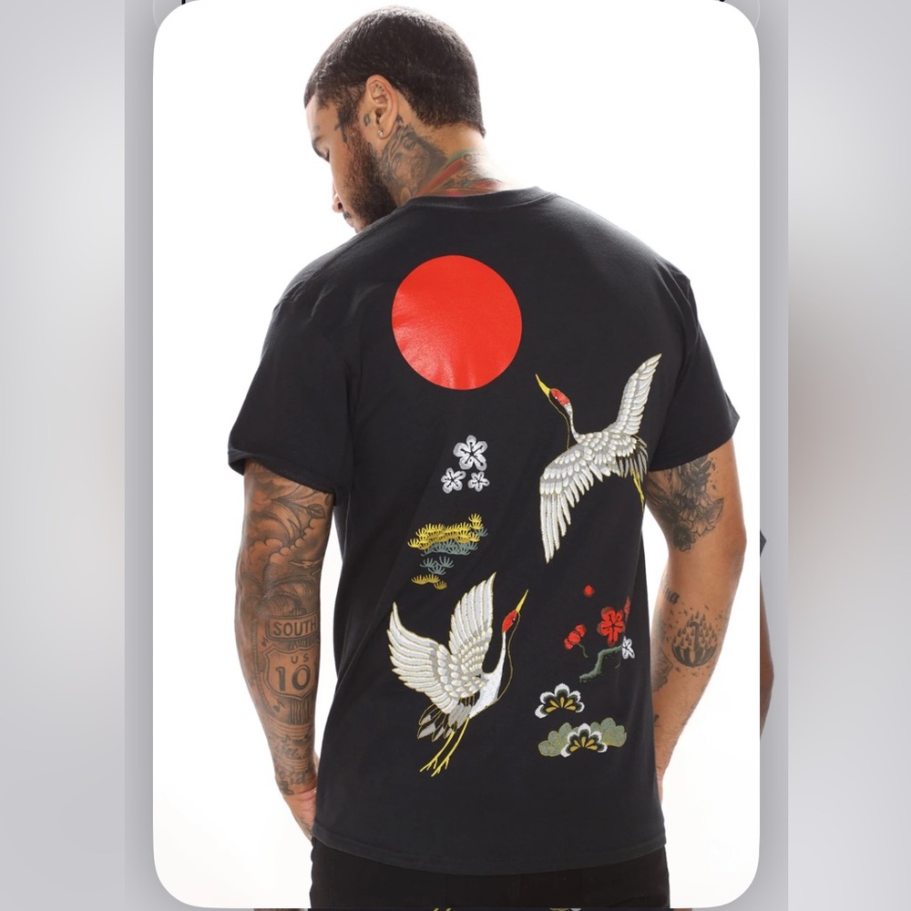 Loyalty Black and Red Short Sleeve Graphic Tee